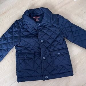 Joe Fresh Kids Quilted Dark Blue Puffer Jacket